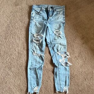 American Eagle Outfitters Light Blue Denim